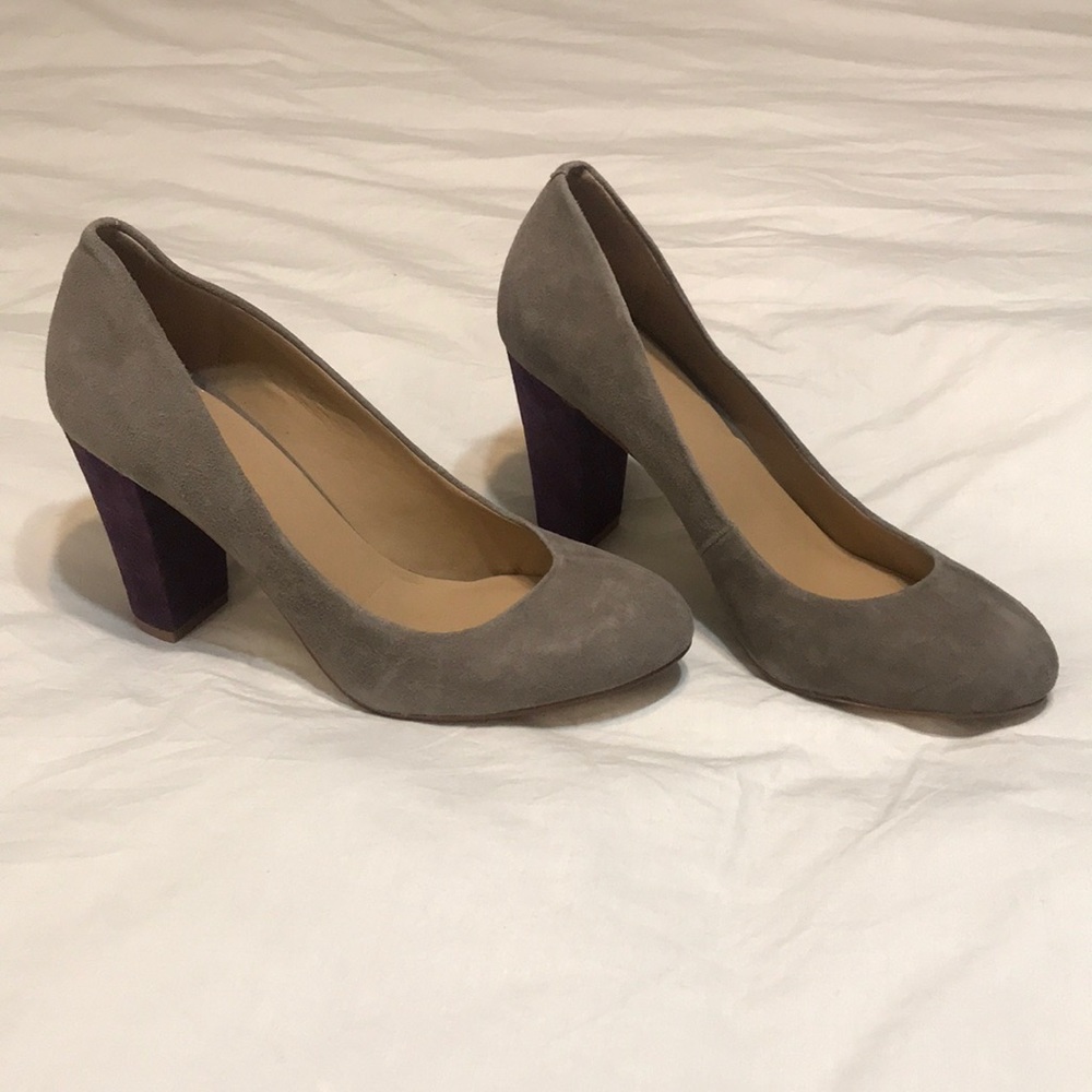 Ann Taylor color block heels